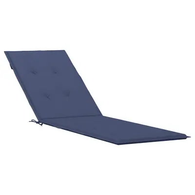Preisvergleich für vidaXL Liegestuhl-Auflage Marineblau Oxford-Gewebe 378728, BxHxT 50x4x180 cm, aus Polyester