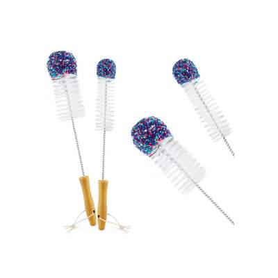 SAFIGLE 4-teilige Flaschenbürsten Set - Reinigungsbürsten Für Babyflaschen & Mehr