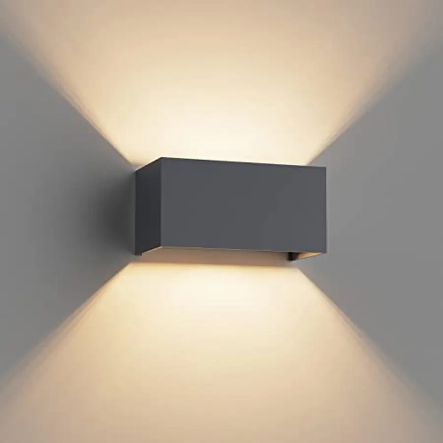 Klighten Wandleuchte Innen, 2 Stück – 5W, Mit Austauschbarer G9 LED, Warmweiß 3000K, Schwarz, Für Wohnzimmer & Mehr