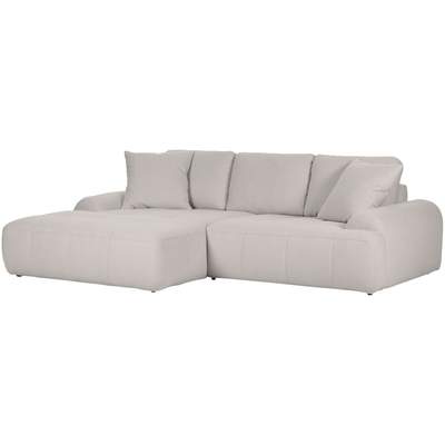Preisvergleich für Z2 Ecksofa MILAZZO, schlamm, Plüsch, BxT 277x190 cm, aus Kunststoff