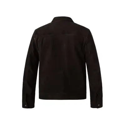 Preisvergleich für BOSS Orange Herren Lederjacke schwarz unifarben