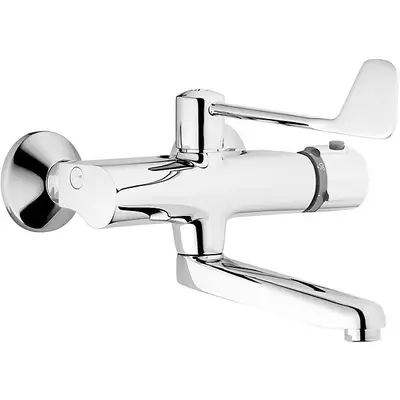 Hansa Thermostat-Brausebatterie Für Wandaufbau – Verchromt, Hansatempra 0824, Modell 08240202