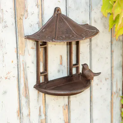 Vogelfutterstation, 18 X 4 Cm, 4 Stück – Kunststoff, Weiß, Als Tränke Oder Futterschale – Für Garten & Balkon