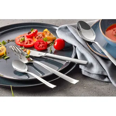 Preisvergleich für Besteck Besteckset 30tlg, BxT 18x10 cm, in der Farbe Grau, aus Metall