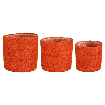 Preisvergleich für Pflanztopf Atlantic Orange Ø ca. 14cm, aus Textil