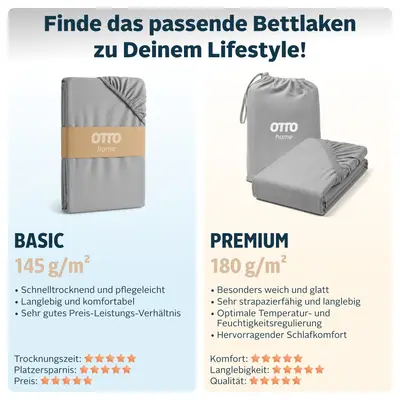 Preisvergleich für OTTO home Spannbettlaken Cremona, Basic & Premium Qualität mit Elasthan Bettlaken für Matratzen von 20-25 cm Höhe, 96% Baumwolle, BxHxT 140x20x200 cm, in der Farbe Schwarz