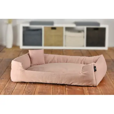 Große Runde Hundebettmatte 130 Cm Braun – Korallensamt, Weich & Rutschfest Für Hunde & Katzen