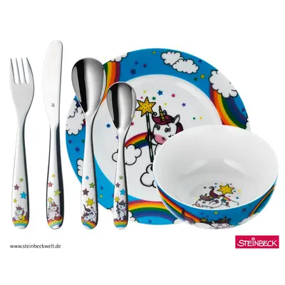 CreaTable Kindergeschirr-Set »Teddy« Made in Europe, 3 Teile, für 1 Person