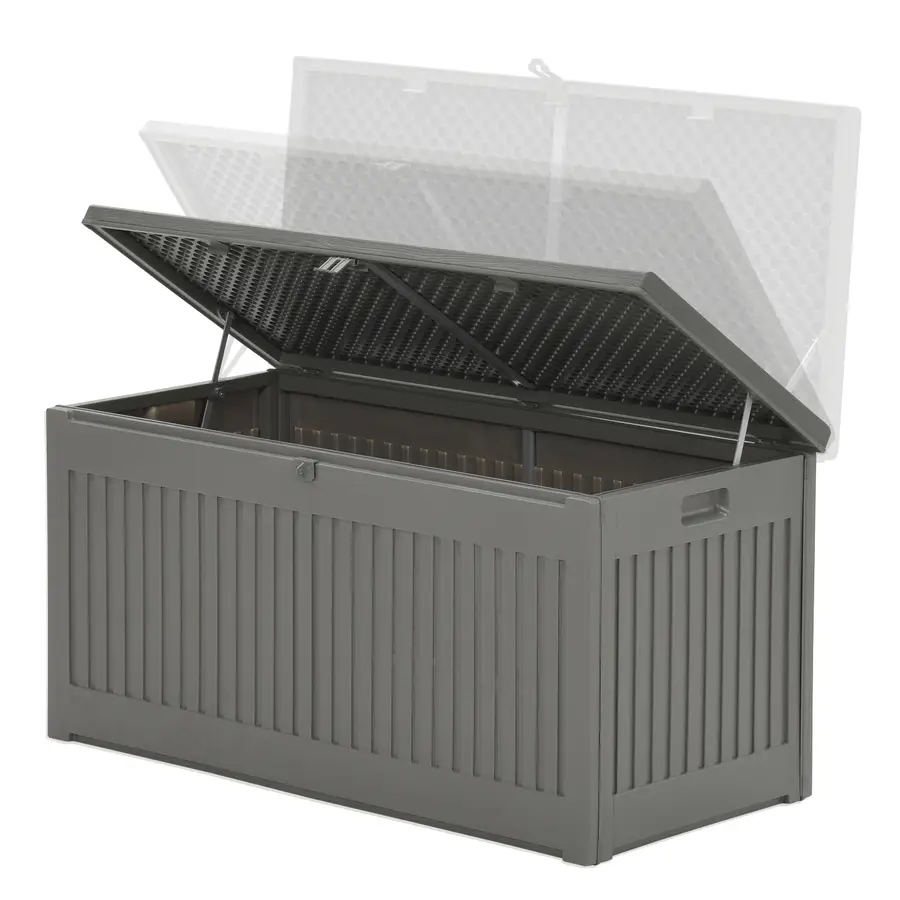 Garden Impressions Auflagenbox 680 Liter – Anthrazit, Wasserdicht, Abschließbar Mit Hubautomatik Für Garten & Terrasse