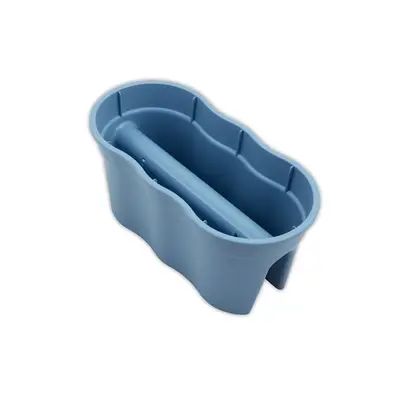 Preisvergleich für KHW Flowerclip XL, 2er Set meerblau, BxHxT 57.5x27.7x27 cm, aus Kunststoff