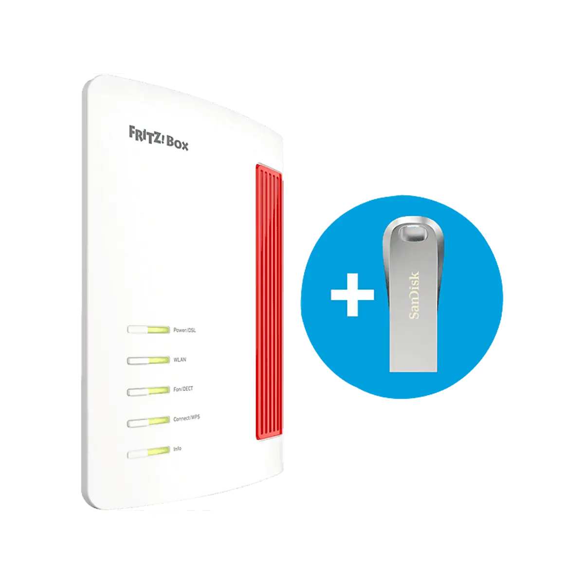 Sandisk Router Preisvergleich für AVM FRITZ!Box 7690, (Wi-Fi 7) + SanDisk USB-Stick ...