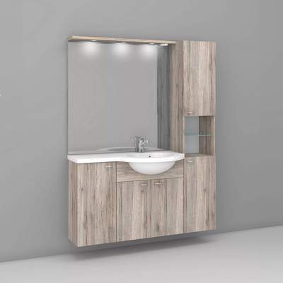 Preisvergleich für Astor Badmöbelset 'Bellaria Sanremo' braun
