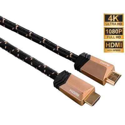 Preisvergleich für Hama HQ High-Speed HDMI-Kabel 4K 1,5m vergoldet 