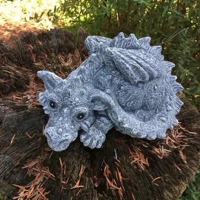 Preisvergleich für Teich Dekoration Drache Figur Drachenfiguren
