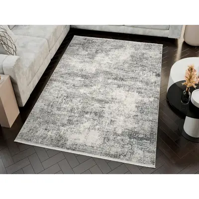 Preisvergleich für Dieter Knoll WEBTEPPICH Grau xxxlutz.at, BxT 232x290 cm, aus Textil