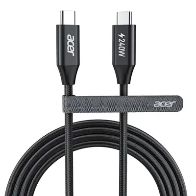 Acer USB-C Kabel 3m 240W - Schnellladekabel Für Macbook, IPhone, Samsung