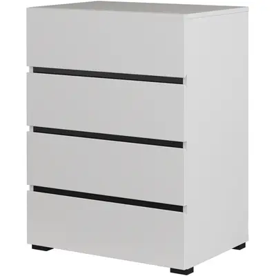 OTTO home Kommode Cross,Breite 60 cm, moderne grifflose Sideboard,4 Schubkästen Schubladenschrank mit viel Stauraum, Flur Highboard