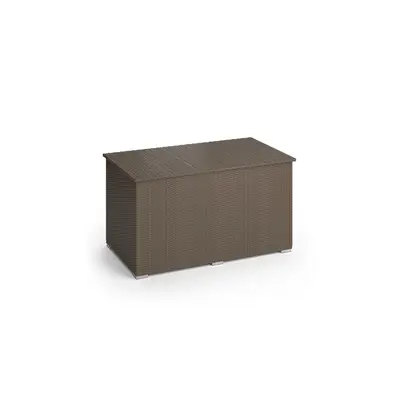 Preisvergleich für Oskar XXL Polyrattan Kissenbox 950L Auflagenbox
