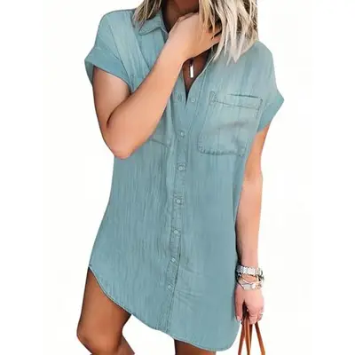 white christmas dresses Entertain Me Sleeveless A-Line Maxi Dress Denim Blue main image 0