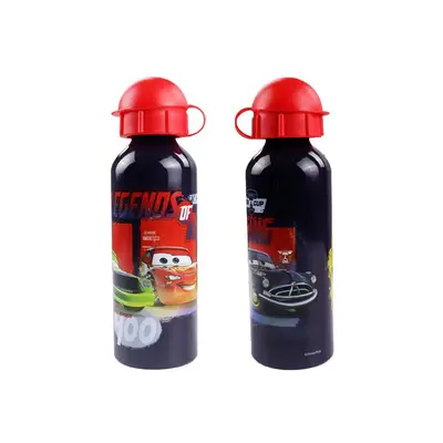 Cars Lightning McQueen Trinkflasche 400 Ml – Aluminium, Auslaufsicher, Für Kinder