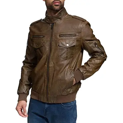Preisvergleich für Indicode Herren Pawel Lederjacke aus Leder