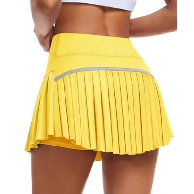 JoyGirl Damen Tennisrock Mit Integrierter Shorts – Plissiert, Hohe Taille, Mit Taschen – Für Golf, Pickleball & Sport