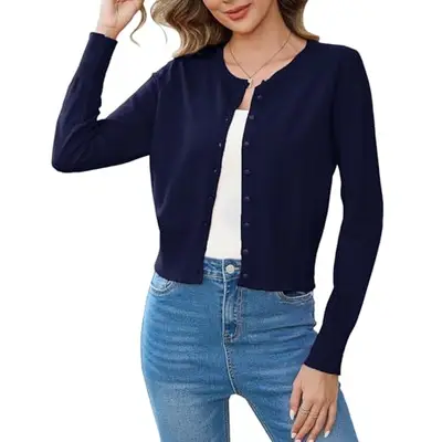 Preisvergleich für Aottori Damen Bolero Elegant Strickjacke Kurz