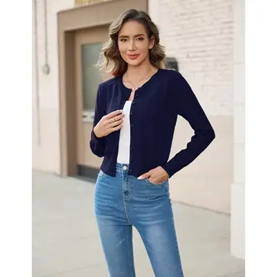 Preisvergleich für Aottori Damen Bolero Elegant Strickjacke Kurz