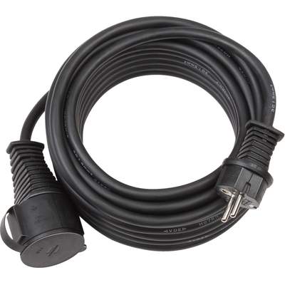 Verlängerungskabel Außenbereich 200 M – 16/3 Schwarz, Wasserdicht, 10A 1250W, ETL-geprüft