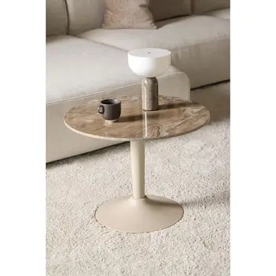 Preisvergleich für MID.YOU COUCHTISCH Braun 60x45x60 cm, aus Keramik