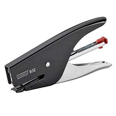 HUKITECH Bürohefter Metall - Heftet Bis 100 Blatt Mit Tiefeneinstellung Bis 7cm