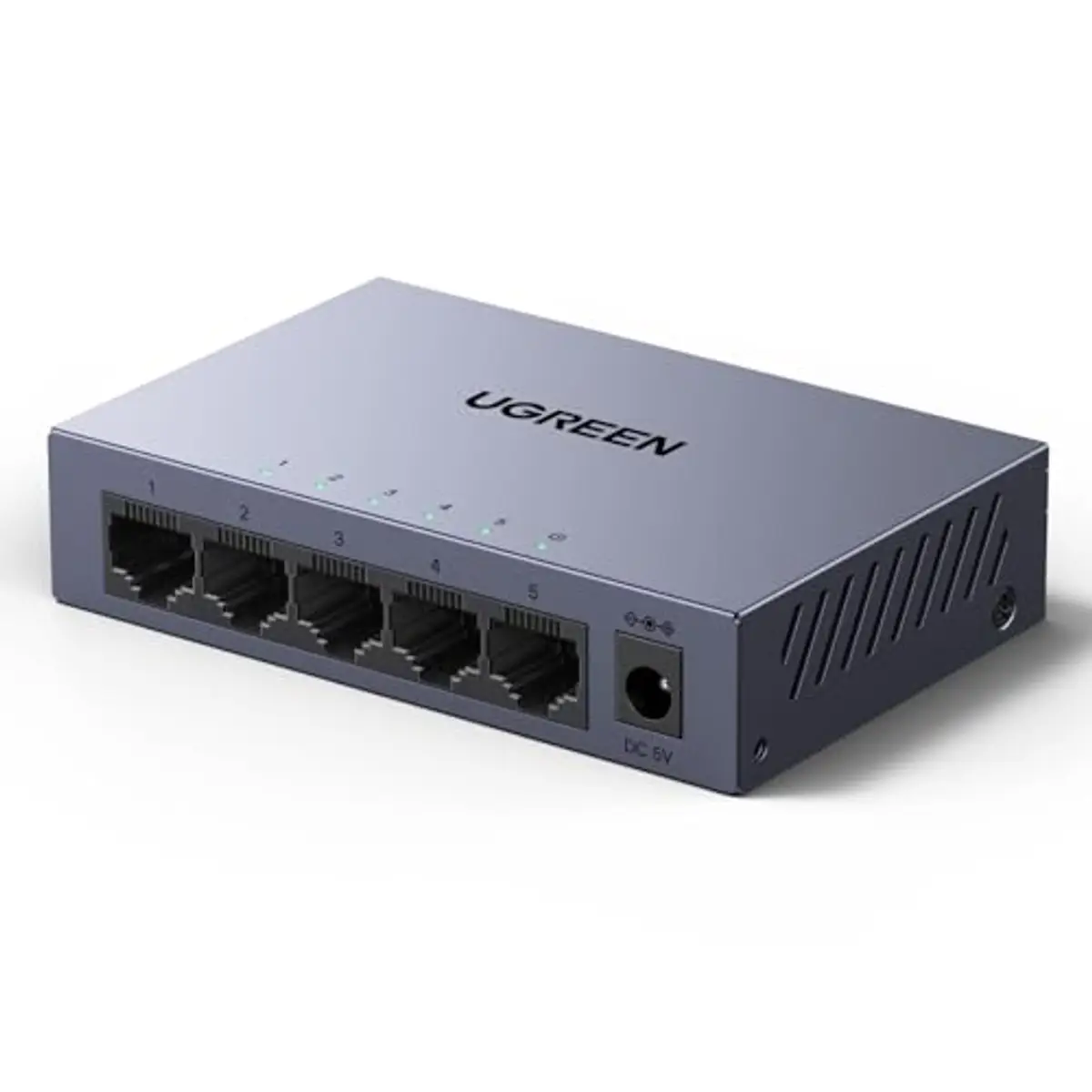 Zyxel 5-Port Gigabit Web Managed Switch, Ethernet Ports, Lüfterlose Design, Metallgehäuse