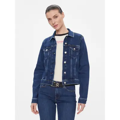 Preisvergleich für Tommy Hilfiger Jeansjacke WW0WW40654 Dunkelblau