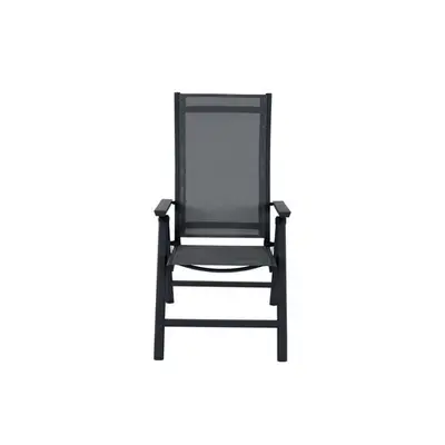 Preisvergleich für SIENA GARDEN Klappsessel »TAURO«, BxHxL: 60 x 110 x 77 cm, max. Belastung: 110 kg - grau, BxHxT 60x111x66 cm, aus Kunststoff