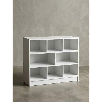 Preisvergleich für Bücherregal – Weiß, 80x68,5x29,5 cm, mit Fächern, schmal, modern, BxHxT 80x29.5x68.5 cm