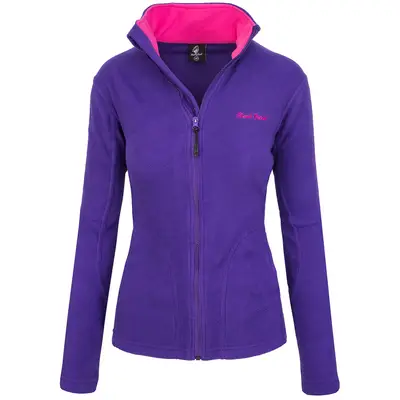 Damen Jacke Fleecejacke Melange Fleece Jacken Rock Creek