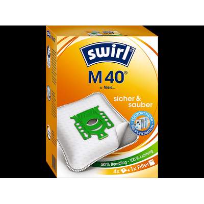 Preisvergleich für SWIRL - Swirl® M 40® EcoPor® Staubsaugerbeutel, in der Farbe Weiss