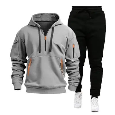 Generisch Herren Jogginganzug 2 Teiler Set Trainingsanzug Mit