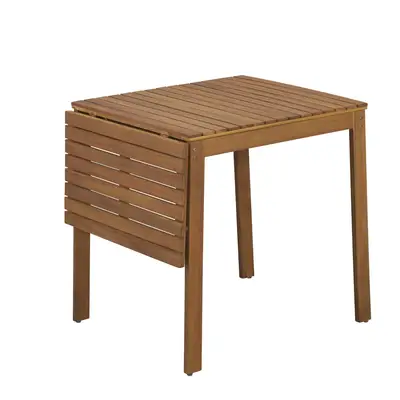Preisvergleich für toom Gartentisch 'Marita' Akazienholz 71,5 x 65 x 75 cm, BxHxT 71.5x75x65 cm, in der Farbe Braun