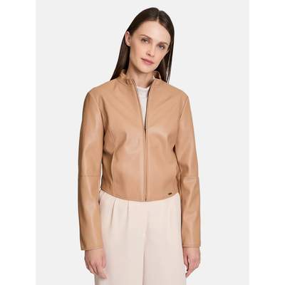 Preisvergleich für Betty Co Bikerjacke Damen braun, 44, aus