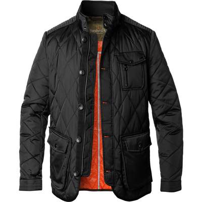 Preisvergleich für handstich Herren Steppjacke schwarz unifarben