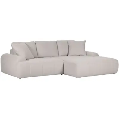 Carryhome ECKSOFA Schlamm 277x190 cm