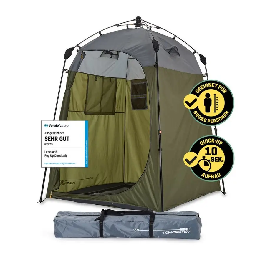 riesiges zelt AYAMAYA 4-6 Personen Wasserdicht, Pop up Zelte Familienzelt [5 Fenster] Camping Zelt Doppelwandig Wurfzelt Shelter 6-Mann Zelt mit Cancer Council schaduwdoek Größe:30-35 HIGH PEAK Kuppelzelt, »Borgholm