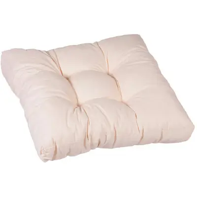 Preisvergleich für BEO Sitzkissen, 80x80 cm, creme - beige, BxHxT 80x14x80 cm, aus Textil