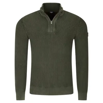 ONLY & SONS Herren Pullover Mit Stehkragen – Regular Fit Aus Baumwolle-Mix, Halbzip, Für XS Bis XXL