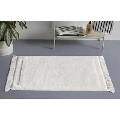 Preisvergleich für Badematte Tamsin, Badvorleger, Badezimmer Teppich Gr. 6, weiß, H:20mm, Baumwolle, LEGER HOME BY LENA GERCKE, Badematten,