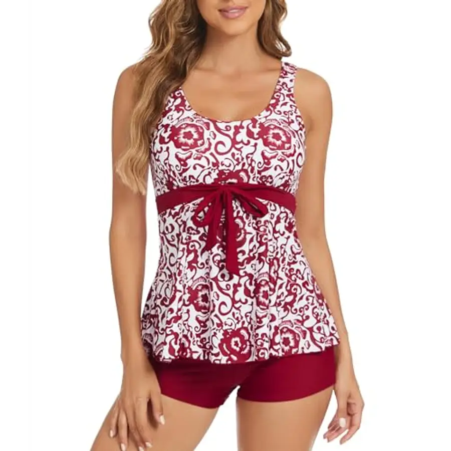 Tankini Damen Bauchweg – Zweiteilige Bademode Mit Push-Up, Elegant Und Bequem, Ideal Für Den Sommer Am Strand Oder Pool