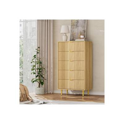 Preisvergleich für GarveeMore Kommode mit 4/ 5 / 6 Schubladen Sideboard Komodenschrank Schubladenschrank