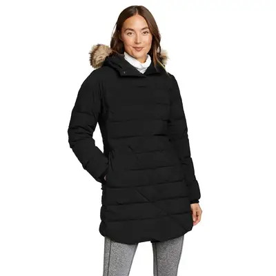 Preisvergleich für Eddie Bauer ® Sun Valley Frost Daunenparka Damen Schwarz  XXL, aus Polyacryl, Größe XXL Ladendirekt