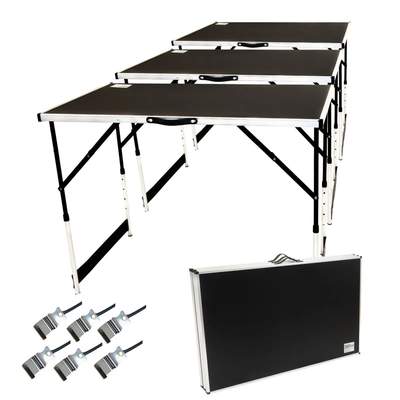 ASKON Tapeziertisch Profi Holz, 80cm, Alu-Untergestellt, Flohmarkttisch ASKON Tapeziertisch Profi Holz, 80cm, Alu-Untergestellt, Flohmarkttisch